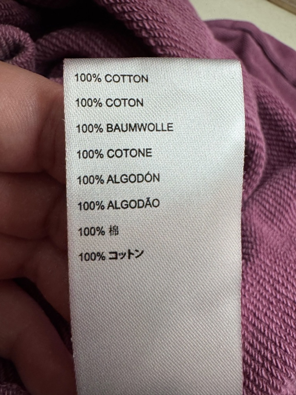 Pilcro Dusty Mauve Hooded Crewneck Sweater Size M - Picture 7 of 8